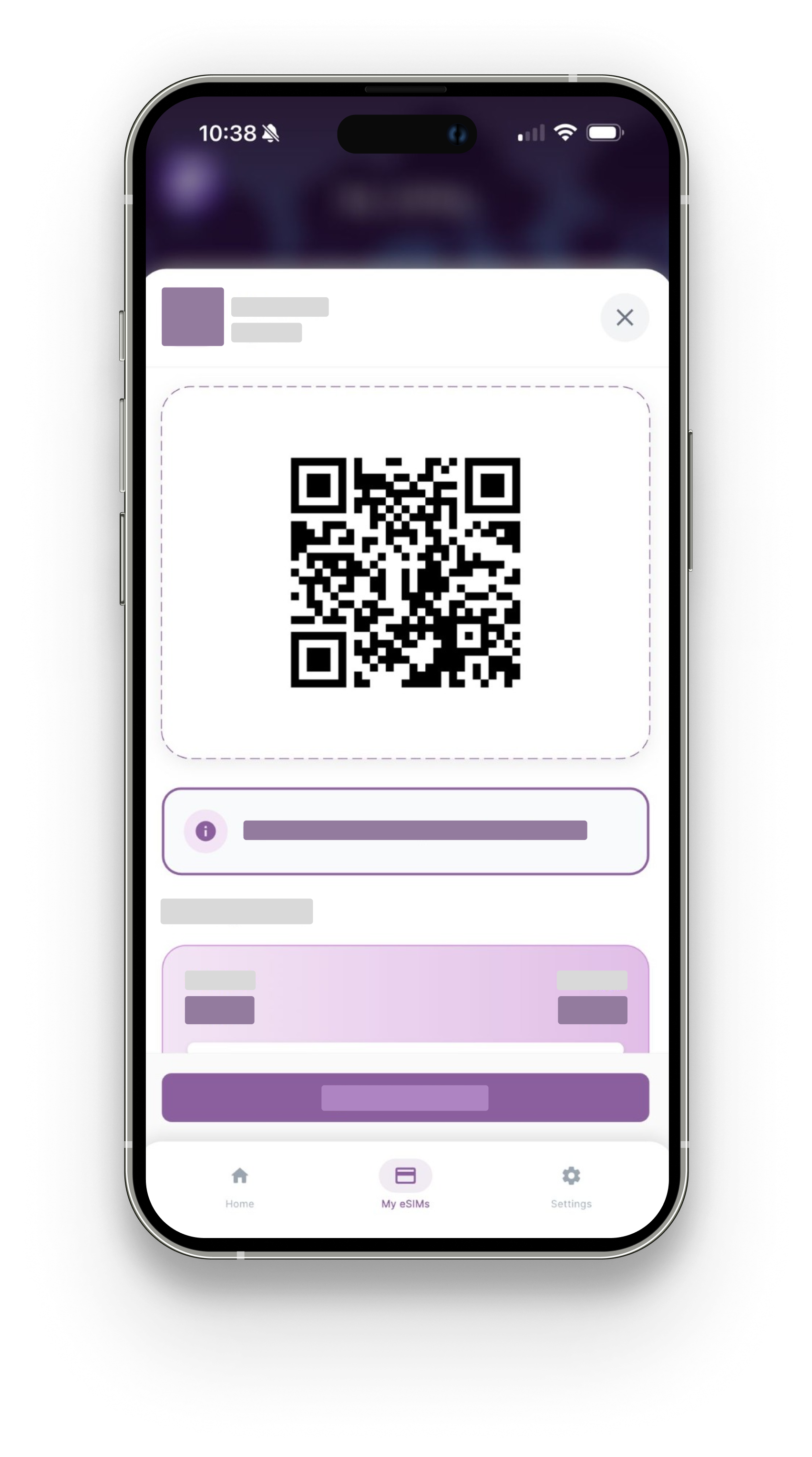 Install and use eSIM for mobile data